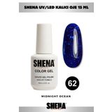 Shena Kalıcı Oje 15 Ml - 62 Simli Lacivert - UV/LED Gel Polish ❤ From Dubai