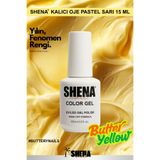 Shena Kalıcı Oje 15 ml - Butter Yellow Tereyağ Sarısı - Uv/led Gel Polish | From Dubai