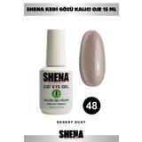 Shena Kalıcı Oje Kedi Gözü 15 ml - 48 Vizon - Cat Eye Uv/led Gel Polish ❤ From Dubai