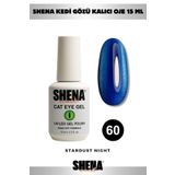 Shena Kalıcı Oje Kedi Gözü 15 Ml - 60 Lacivert - Cat Eye UV/LED Gel Polish ❤ From Dubai