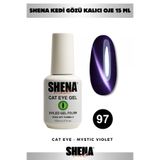 Shena Kalıcı Oje Kedi Gözü 15 Ml - 97 Ametist - Cat Eye UV/LED Gel Polish ❤ From Dubai