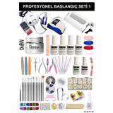 Shena Kalıcı Oje - Protez Tırnak Başlangıç Seti (FREZE - UV - TOZ ALMA | OJE - BUILDER JEL | AKSESUAR)
