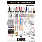 Shena Kalıcı Oje - Protez Tırnak Deneyim Seti 3 (OJE - BUİLDER JEL - BASE TOP COAT | AKSESUAR) From Dubai