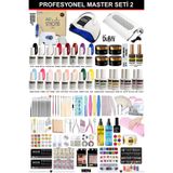 Shena Kalıcı Oje - Protez Tırnak Master Seti 2 (STRONG FREZE-UV-TOZ ALMA | OJE - BUILDER JEL | AKSESUAR)