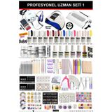 Shena Kalıcı Oje - Protez Tırnak Uzman Seti 1 (FREZE - UV - TOZ ALMA | OJE - BUILDER JEL | AKSESUAR)