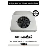 Shena Nail Tırnak Toz Toplama Makinesi Tek Fanlı - Ekstra Güçlü 80W - Protez Tırnak Toz Çekme Makinası