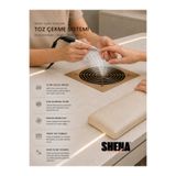 Shena Protez Tırnak Toz Toplama Makinesi Masa İçi 80W - Ekstra Güçlü Vakum, Masaya Entregre Toz Çekme Makinası