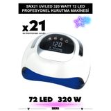 Shena Sn x21 UV/LED Tırnak Kurutucu 72 Led 320W - Protez Tırnak & Kalıcı Oje Kurutma Makinesi Uv Lamba