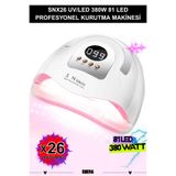 Shena SN x26 UV/LED Tırnak Kurutucu 81 Led 380W - Protez Tırnak & Kalıcı Oje Kurutma Makinesi Uv Lamba