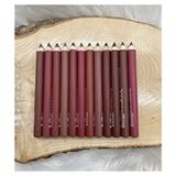 Shenoza Kahverengi Jumbo Yağlı Dudak Kalemi 12 Li Paket Uzun Süre Kalıcı ve Pürüzsüz Sürüm