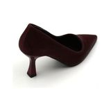 Sherens 056 Kadın Topuklu Ayakkabı - Bordo