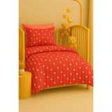 Sheri Home Bebek Hassas Ciltleri için Pamuklu ve Nefes Alabilen Nevresim Takımı