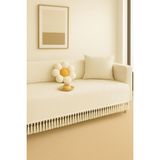 Sheri Home Berlina Koltuk Örtüsü Kaymaz Kumaş Özelliği | Koltuk Şalı 180 x 200 cm PIKE8882199 - Ekru