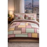 Sheri Home Çarşaflı Çift Kişilik Nevresim Takımı 195 X 220