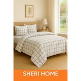 Sheri Home Çift Kişilik Stone Çicek Nevresim (YORGAN KILIFI) 200x220cm YENİENGKIR148892