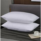 Sheri Home Düz Pamuklu 2'li 63 Tel Iplik Akfil 50X70 cm Yastık Kılıfı Beyaz %100 Pamuk - 50 x 70 cm