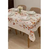 Sheri Home Ham Kumaş Kırçiçek Desenli Masa Örtüsü – %100 Pamuk