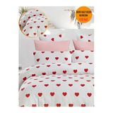 Sheri Home Kalpli Çift Kişilik Nevresim (YORGAN KILIFI) 185 Cm X 220 Cm, Malzeme: %100 Pamuk.889221969488