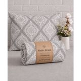 Sheri Home Lastikli Çarşaf Seti %100 Pamuk Yumuşak Dokulu-Kaymaz Tam Geçmeli Fitted Sheet –premium Pamuk 120X200/ 180X200 / 200X200 - Gri - Antrasit
