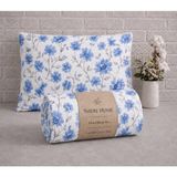 Sheri Home Lastikli Çarşaf Seti %100 Pamuk Yumuşak Dokulu-Kaymaz Tam Geçmeli Fitted Sheet –premium Pamuk 120X200/ 180X200 / 200X200 - Mavi