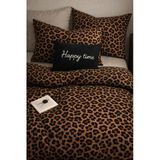 Sheri Home Lastikli Çarşafli Tek Kişilik Nevresim Takımı %100 Pamuk Leopar8387377