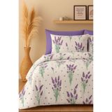 Sheri Home Lavanta Çiçek Tek Kişilik Nevresim Takımı SHE88565658