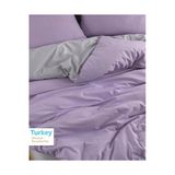 Sheri Home Sheri Basic Lilac Çift Kişilik 1 Adet Nevresim (Yorgan Kılıfı)200 Cm X 220 Cm, Malzeme: %100 Pamuk.