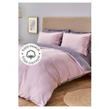 Sheri Home Tekstil Çarşaflı Nevresim Takımı Tek Kişilik Gri - Siyah Sheri880055