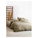 Sheri Home Tekstil Cift Firfirli Santorini Vintage Nevresim Takimi - Akdeniz Yesili
