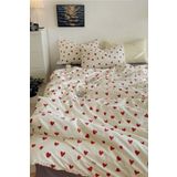 Sheri Home Tekstil Kalpli Tek Kişilik Nevresim Seti Yorgan Kılıfı +1 Adet Yastık Kılıfı 889221969488