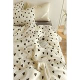 Sheri Home Tekstil Kalpli Tek Kişilik Nevresim Seti Yorgan Kılıfı +1 adet Yastık Kılıfı77889221969488