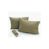 Sheri Home Tekstil Naturel 2 Li Yastik Kilifi 100 Organik Pamuk -Haki