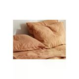 Sheri Home Tekstil Naturel 2 Li Yastik Kilifi 100 Organik Pamuk -Shine Orange