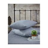 Sheri Home Tekstil Sheri 2’Li Renforce Fume Gri Yastik Kilifi