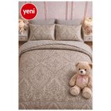 Sheri Home Tekstil YENİ Armürlü Tek Kişilik Nevresim Seti Yorgan Kılıfı +1 adet Yastık Kılıfı 889221969488