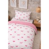 Sheri Home Tekstil YENİ Fiyonk Tek Kişilik Nevresim Seti Yorgan Kılıfı +1 adet Yastık Kılıfı 889221969488