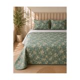 Sheri Home YENİ Kırçiçek Desenli Çift Kişilik Yazlık Yatak Örtüsü + 1 Adet Yastık kılıfı 160 X 230 SZ