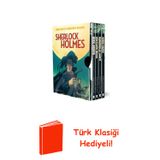 Sherlock Holmes Özel Kutulu Set - 4 Kitap Takım + Türk Klasiği Hediye