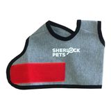 Sherlock Pets 22-33 cm Gri XXS Küçük Irk Güvende Hissettiren Köpek Kıyafeti