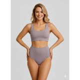 Sheviva Lila Yüksek Bel Toparlayıcı Bikini Altı - 42
