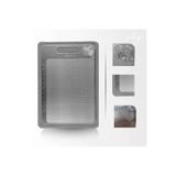 Shg Home Özel Tasarımlı 304 Paslanmaz Çelik Kesme Tahtası 3Lü Set (Saklama Kılıfı, Kesme Tahtası Ve Silikon Kaydırmaz Mat)1,5 Mm Kalınlık