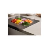 SHG HOME Paslanmaz Çelik Hijyenik Mutfak Tezgahı ve Hamur Açma 50x60cm –1.mm Kalınlık, Kaymaz ve Desenli