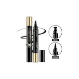 Shibella Cosmetics Suya Dayanıklı Çift Taraflı 24 Saat Damga Eyeliner -İnce Damga