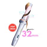 Shibowavy Otomatik Saç Maşası - Kalın Su Dalgası 32mm Extra Uzun Başlıklı