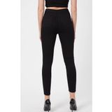 Shield Life Siyah BATTAL TOPARLAR Fit Yüksek Bel Rahat Esnek Kadın Pantolon Jeans
