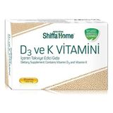 Shiffa Home Shiffahome D3 ve K2 Vitamini 1300 Mg Softjel - 1 Adet