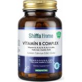 Shiffa Home Vitamin B Complex Takviye Edici Gıda 60 Tablet | B1 B2 B3 B5 B6 B12 Biotin Folik Asit Inositol Kolin Içeren Formül