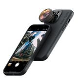 ShiftCam LensUltra 200° Balık Gözü Telefon Kamera Lensi – 0,2X Büyütme, 200° Ultra Geniş Açı – iPhone ve Android için Balık Gözü Lensi, Sürükleyici Grup Selfieleri ve Yaratıcı Fotoğraflar – Sadece