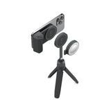 ShiftCam SnapGrip Creator Kit - SnapGrip, SnapLight, SnapPod ve Taşıma Çantası İçerir - Manyetik Montaj Her Telefona Takılır - Kablosuz Deklanşör Düğmeli Mobil Batarya Tutucusu - Gece Yarısı