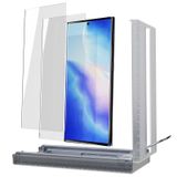 Shifu.Zan Samsung Galaxy S23 Ultra/S22 Ultra için 2 Paket Ekran Koruyucu, Otomatik Hizalama Kiti, 3 Saniyelik Kurulum, Kabarcıksız ve Kendi Kendini İyileştirme, 3D Kavisli Tam Kapsama ve Çizilmeye